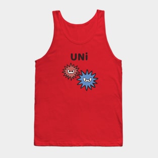 UNI - Cryptic Nihongo - Cartoon Sea Urchins with Japanese Tank Top